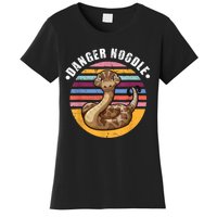 Danger Noodle Snake Retro Reptile Rattle Snake Women's T-Shirt