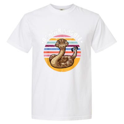 Danger Noodle Snake Retro Reptile Rattle Snake Garment-Dyed Heavyweight T-Shirt