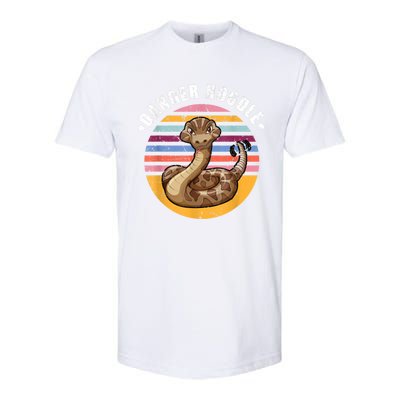 Danger Noodle Snake Retro Reptile Rattle Snake Softstyle CVC T-Shirt