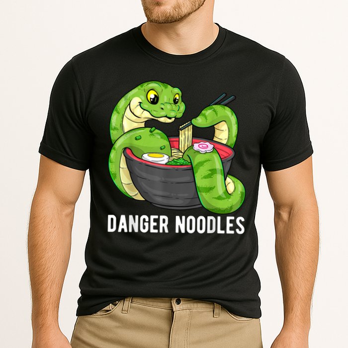Danger Noodles Snake Ramen Noodle Rattlesnake Cooling Performance Crew T-Shirt