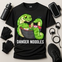 Danger Noodles Snake Ramen Noodle Rattlesnake Cooling Performance Crew T-Shirt