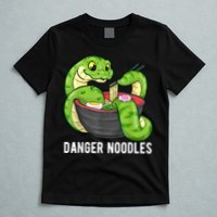 Danger Noodles Snake Ramen Noodle Rattlesnake T-Shirt