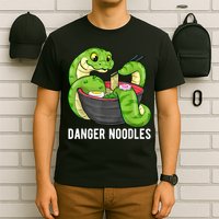 Danger Noodles Snake Ramen Noodle Rattlesnake T-Shirt
