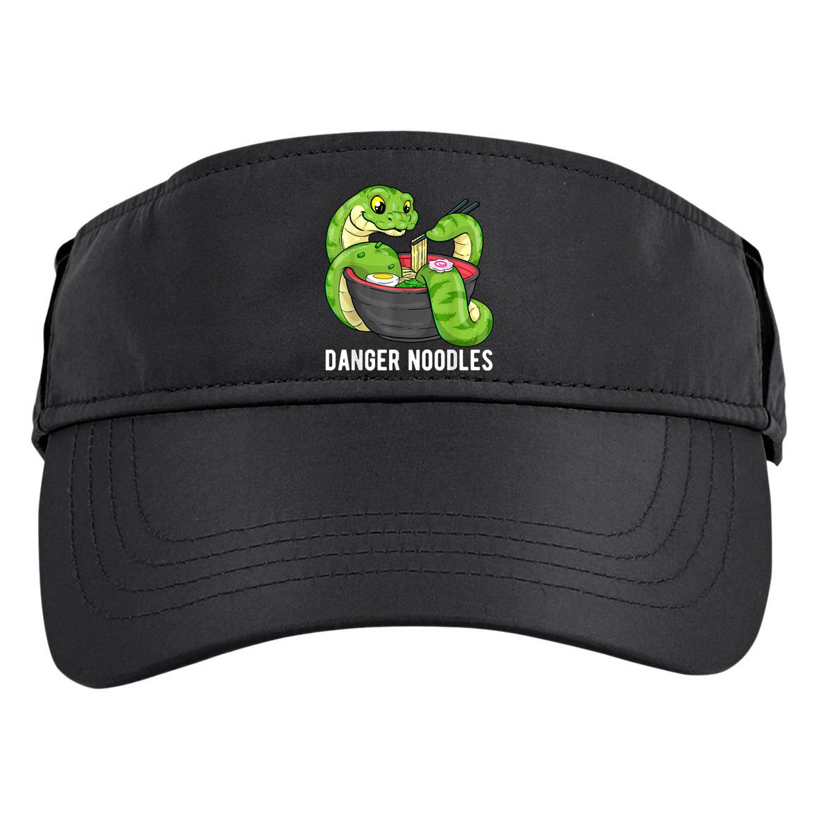 Danger Noodles Snake Ramen Noodle Rattlesnake Adult Drive Performance Visor