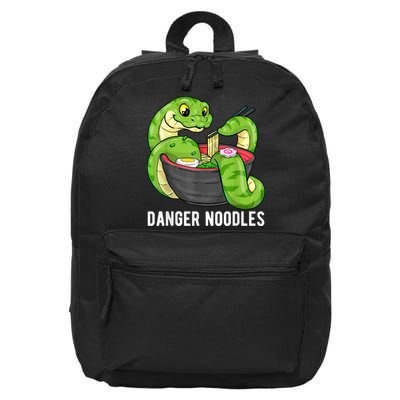 Danger Noodles Snake Ramen Noodle Rattlesnake 16 in Basic Backpack