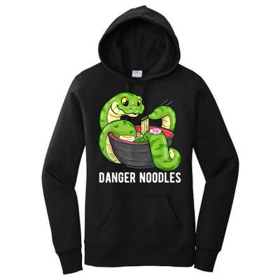 Danger Noodles Snake Ramen Noodle Rattlesnake Women's Pullover Hoodie