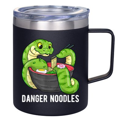 Danger Noodles Snake Ramen Noodle Rattlesnake 12oz Stainless Steel Coffee Mug