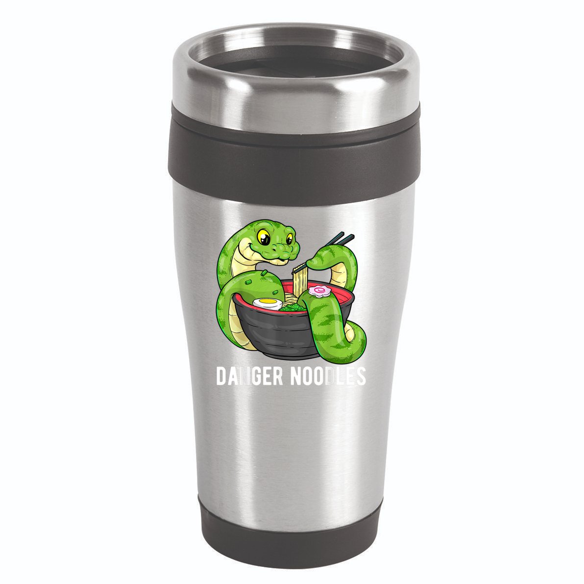 Danger Noodles Snake Ramen Noodle Rattlesnake 16oz Travel Tumbler