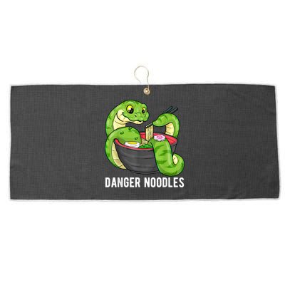 Danger Noodles Snake Ramen Noodle Rattlesnake Large Microfiber Waffle Golf Towel