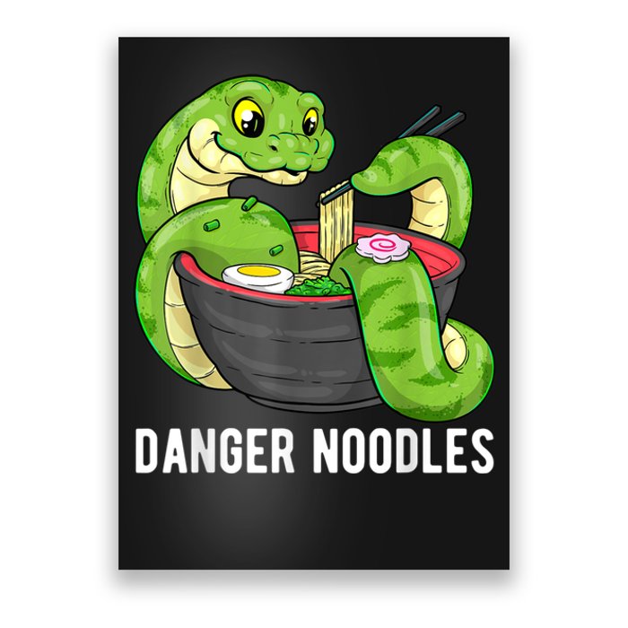 Danger Noodles Snake Ramen Noodle Rattlesnake Poster