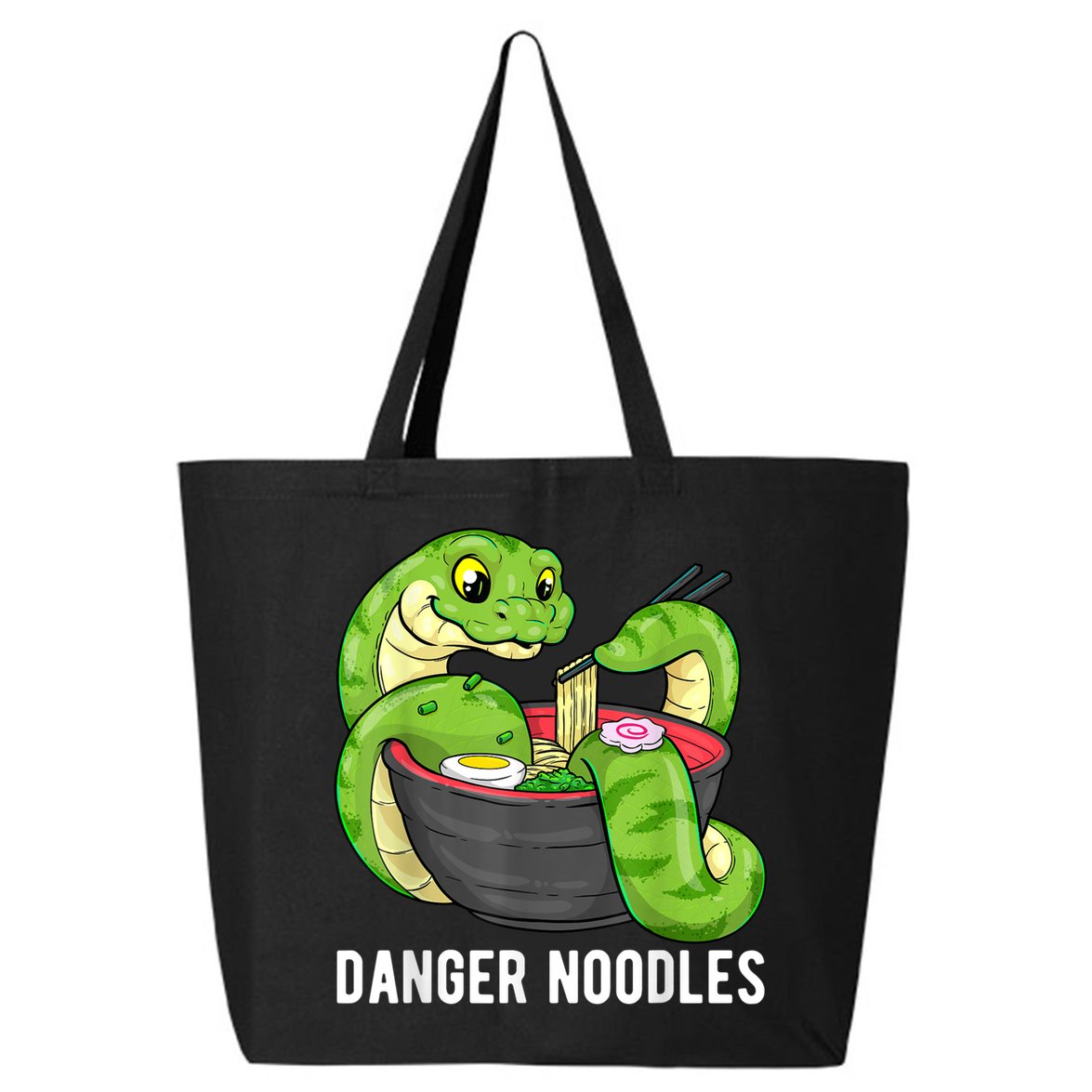 Danger Noodles Snake Ramen Noodle Rattlesnake 25L Jumbo Tote