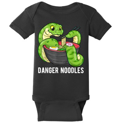 Danger Noodles Snake Ramen Noodle Rattlesnake Baby Bodysuit