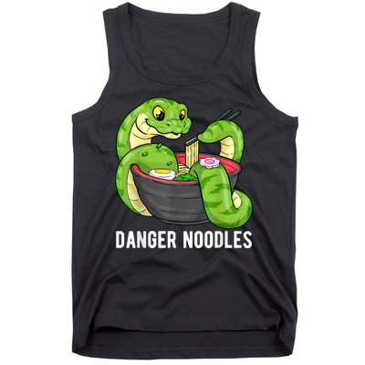 Danger Noodles Snake Ramen Noodle Rattlesnake Tank Top