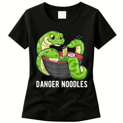 Danger Noodles Snake Ramen Noodle Rattlesnake Womens T-Shirt
