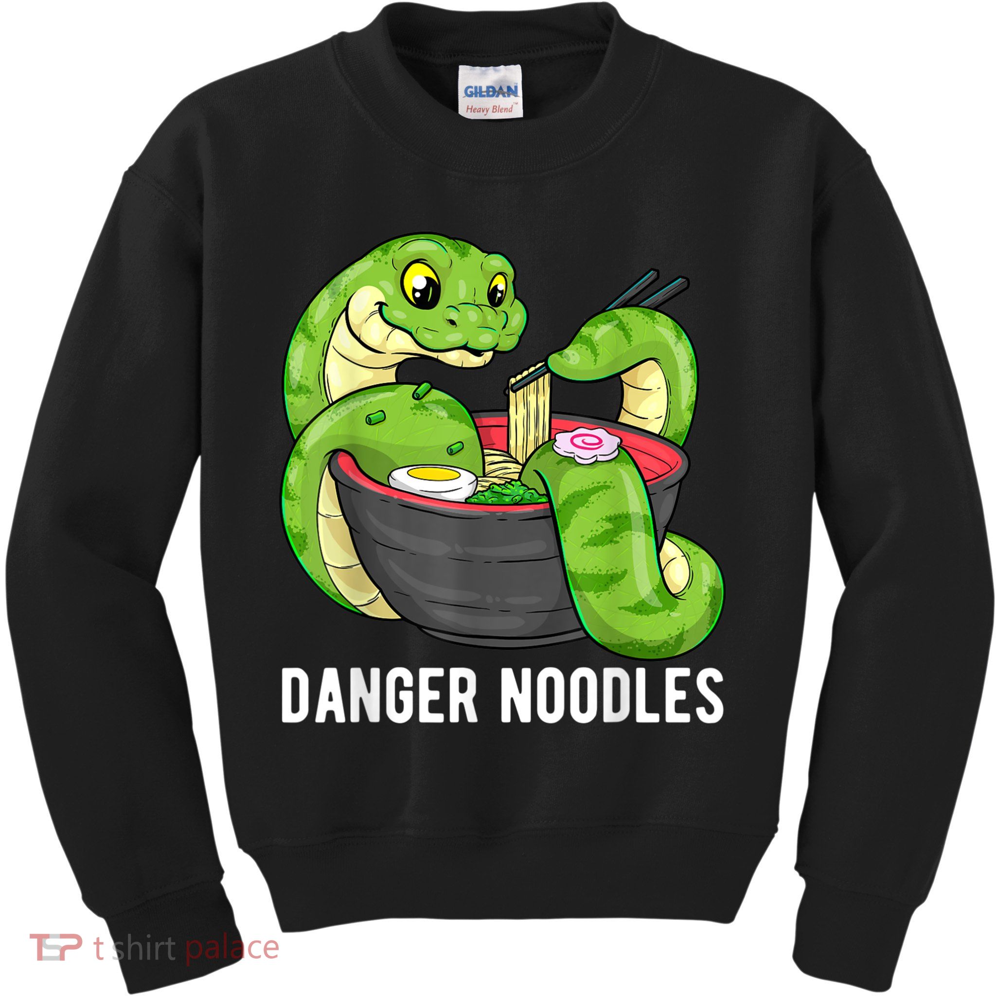 Danger Noodles Snake Ramen Noodle Rattlesnake Kids Sweatshirt