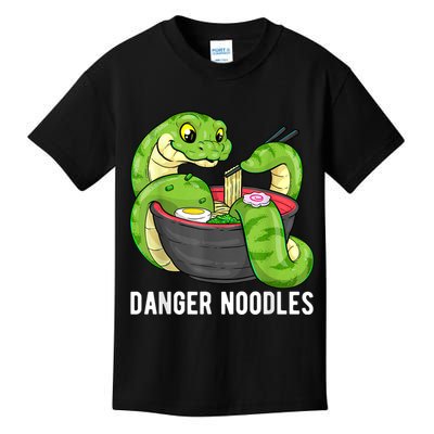 Danger Noodles Snake Ramen Noodle Rattlesnake Kids T-Shirt