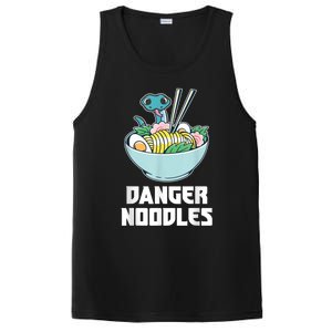 Danger Noodles Snake Kawaii Anime Funny Ramen Soup Snakes PosiCharge Competitor Tank