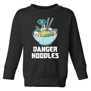 Danger Noodles Snake Kawaii Anime Funny Ramen Soup Snakes Toddler Sweatshirt