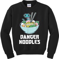 Danger Noodles Snake Kawaii Anime Funny Ramen Soup Snakes Kids Sweatshirt