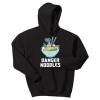 Danger Noodles Snake Kawaii Anime Funny Ramen Soup Snakes Kids Hoodie