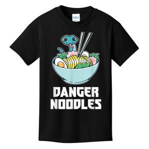 Danger Noodles Snake Kawaii Anime Funny Ramen Soup Snakes Kids T-Shirt