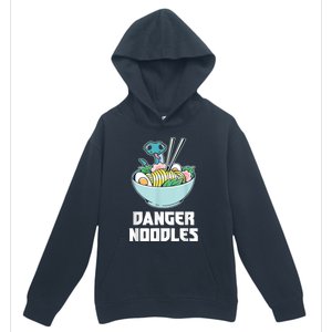 Danger Noodles Snake Kawaii Anime Funny Ramen Soup Snakes Urban Pullover Hoodie