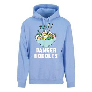 Danger Noodles Snake Kawaii Anime Funny Ramen Soup Snakes Unisex Surf Hoodie