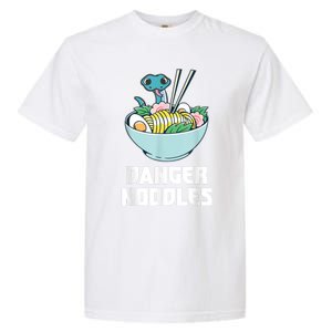 Danger Noodles Snake Kawaii Anime Funny Ramen Soup Snakes Garment-Dyed Heavyweight T-Shirt