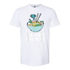 Danger Noodles Snake Kawaii Anime Funny Ramen Soup Snakes Softstyle CVC T-Shirt