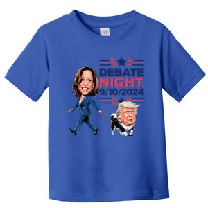 Debate Night Showdown Kamala Dog Walks Trump Toddler T-Shirt