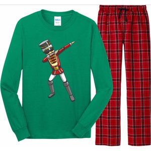 Dabbing Nutcracker Soldier Toy Christmas Dab Dance Long Sleeve Pajama Set