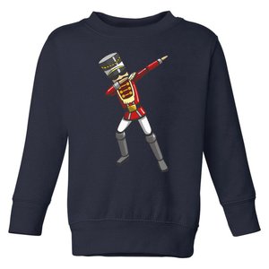 Dabbing Nutcracker Soldier Toy Christmas Dab Dance Toddler Sweatshirt