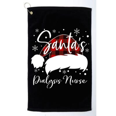 Dialysis Nurse Santas Favorite Nurse Dialysis Nurse Elf Fun Meaningful Gift Platinum Collection Golf Towel