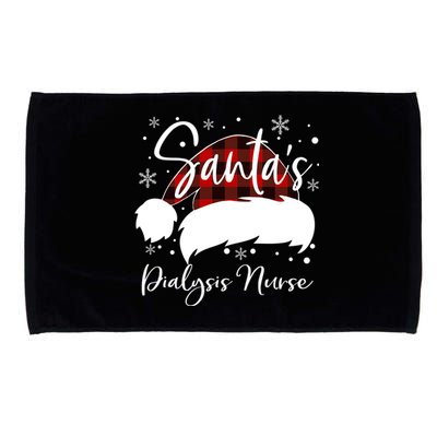 Dialysis Nurse Santas Favorite Nurse Dialysis Nurse Elf Fun Meaningful Gift Microfiber Hand Towel