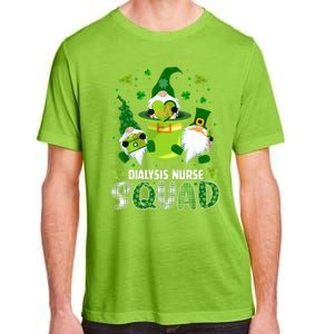 Dialysis Nurse Squad Nursing St Patrick Day Gnomes Irish Gift Adult ChromaSoft Performance T-Shirt