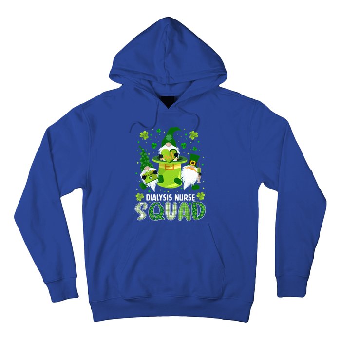 Dialysis Nurse Squad Nursing St Patrick Day Gnomes Irish Gift Hoodie