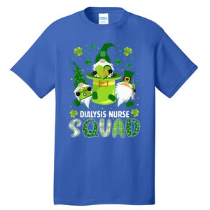 Dialysis Nurse Squad Nursing St Patrick Day Gnomes Irish Gift Tall T-Shirt