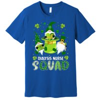 Dialysis Nurse Squad Nursing St Patrick Day Gnomes Irish Gift Premium T-Shirt