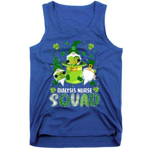 Dialysis Nurse Squad Nursing St Patrick Day Gnomes Irish Gift Tank Top