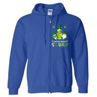 Dialysis Nurse Squad Nursing St Patrick Day Gnomes Irish Gift Full Zip Hoodie