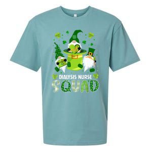 Dialysis Nurse Squad Nursing St Patrick Day Gnomes Irish Gift Sueded Cloud Jersey T-Shirt