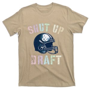 Draft Night Shut Up & Draft Fantasy Football Genius Newbie T-Shirt