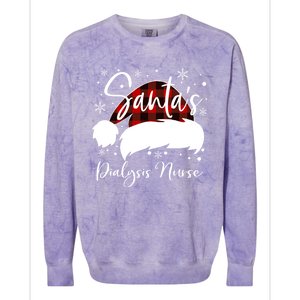 Dialysis Nurse Santas Favorite Nurse Dialysis Nurse Elf Fun Great Gift Colorblast Crewneck Sweatshirt