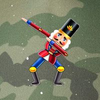 Dabbing Nutcracker Squad Deez Nuts Funny Christmas Pajamas Legacy Tie Dye Trucker Hat