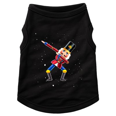 Dabbing Nutcracker Squad Deez Nuts Funny Christmas Pajamas Doggie Tank