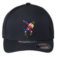 Dabbing Nutcracker Squad Deez Nuts Funny Christmas Pajamas Flexfit Unipanel Trucker Cap