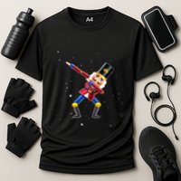 Dabbing Nutcracker Squad Deez Nuts Funny Christmas Pajamas Performance Shirt