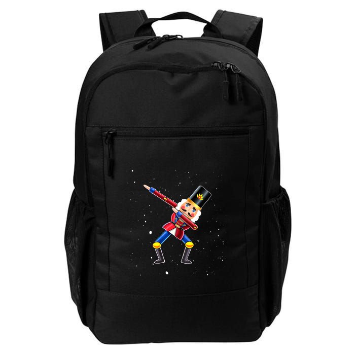Dabbing Nutcracker Squad Deez Nuts Funny Christmas Pajamas Backpack