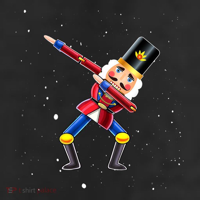 Dabbing Nutcracker Squad Deez Nuts Funny Christmas Pajamas Adult Drive Performance Visor