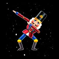 Dabbing Nutcracker Squad Deez Nuts Funny Christmas Pajamas Drawstring Bag